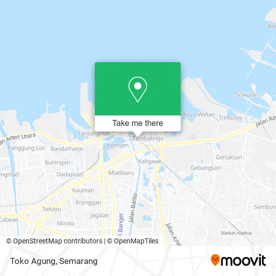 Toko Agung map