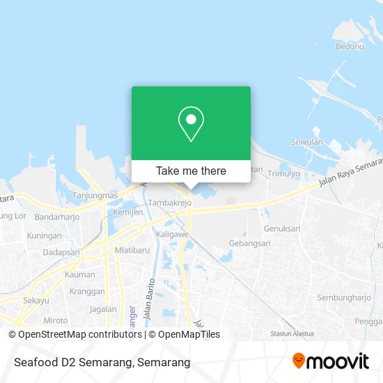 Seafood D2 Semarang map