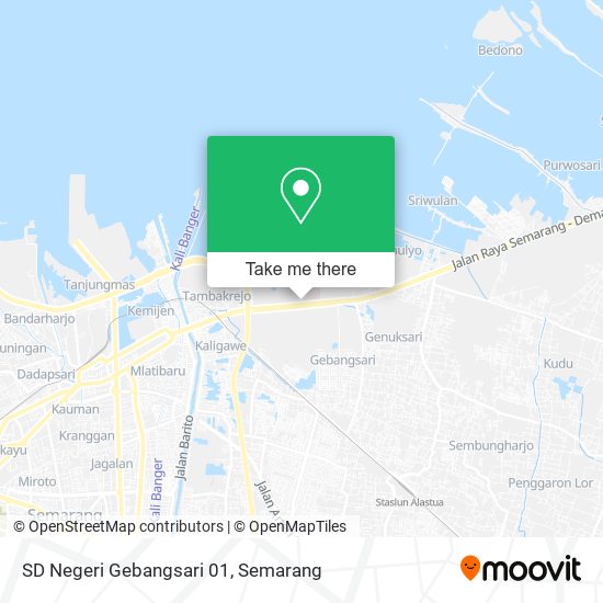 SD Negeri Gebangsari 01 map