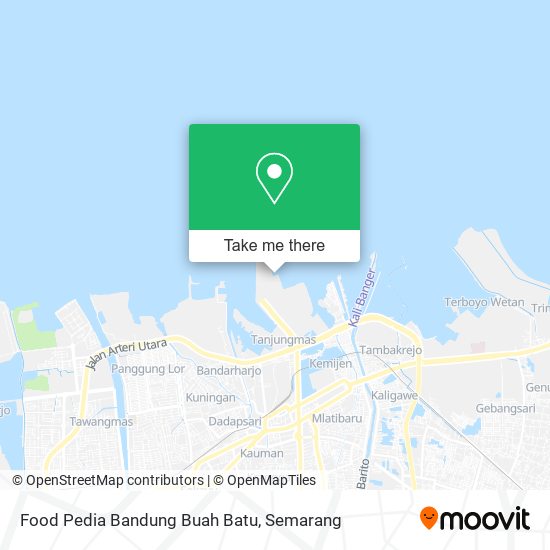 Food Pedia Bandung Buah Batu map