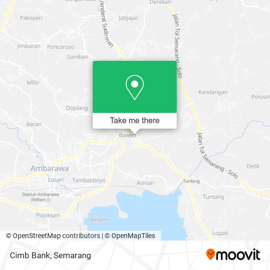 Cimb Bank map