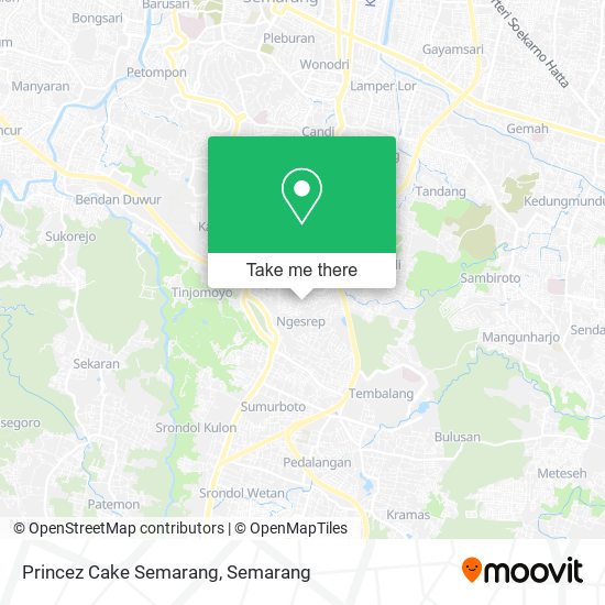 Princez Cake Semarang map