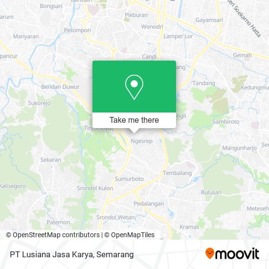 PT Lusiana Jasa Karya map