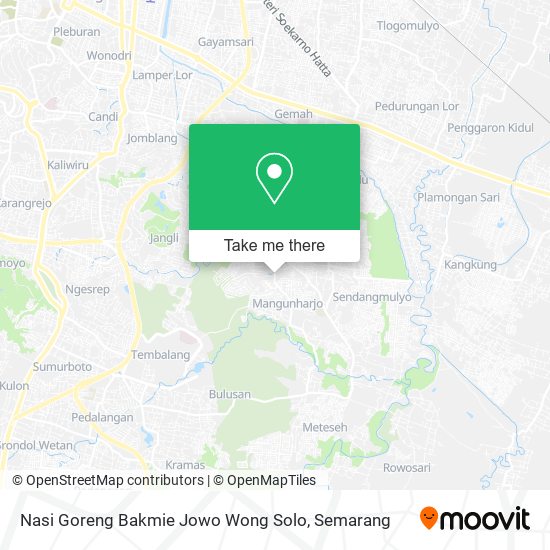 Nasi Goreng Bakmie Jowo Wong Solo map