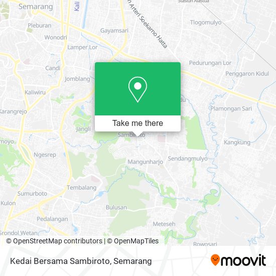 Kedai Bersama Sambiroto map