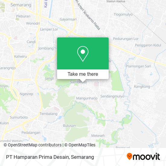 PT Hamparan Prima Desain map