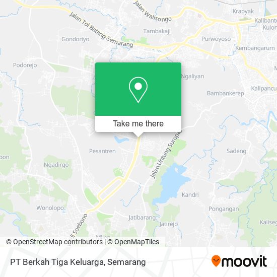 PT Berkah Tiga Keluarga map