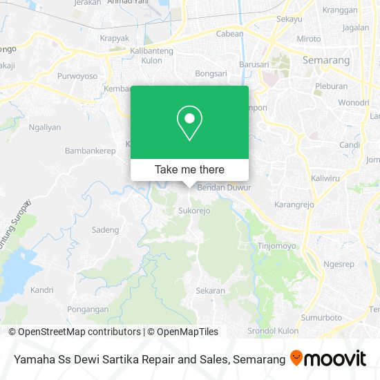 Yamaha Ss Dewi Sartika Repair and Sales map
