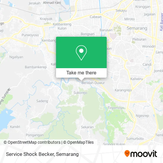 Service Shock Becker map