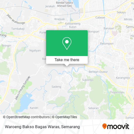 Waroeng Bakso Bagas Waras map