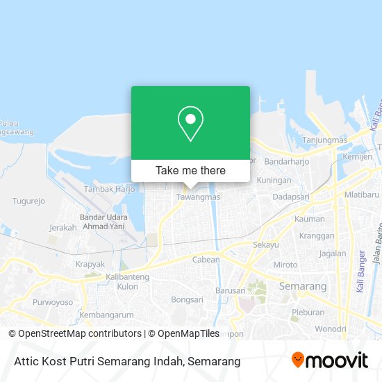 Attic Kost Putri Semarang Indah map