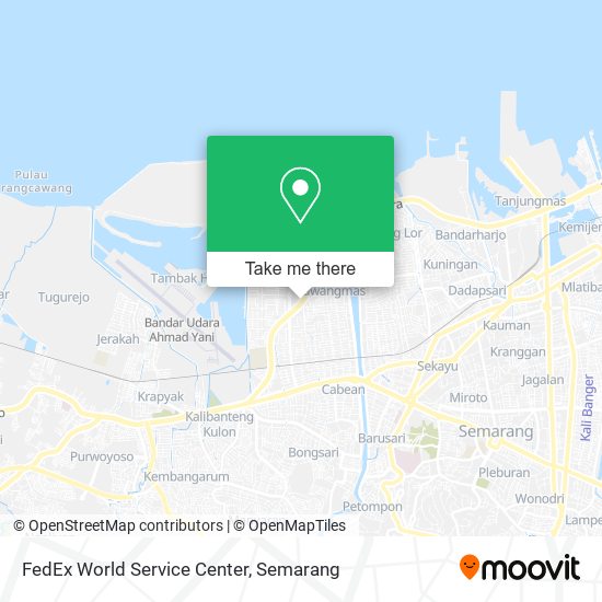 FedEx World Service Center map