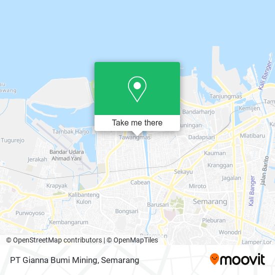 PT Gianna Bumi Mining map