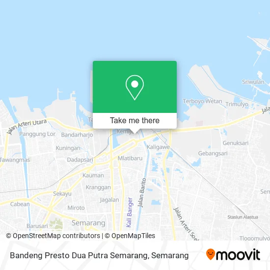 Bandeng Presto Dua Putra Semarang map
