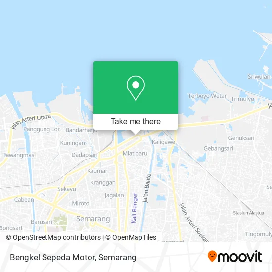 Bengkel Sepeda Motor map