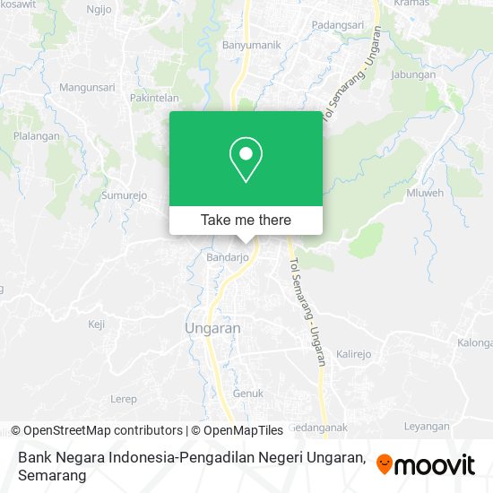 Bank Negara Indonesia-Pengadilan Negeri Ungaran map