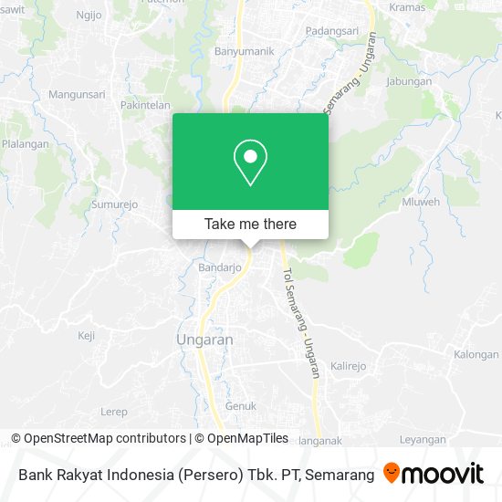 Bank Rakyat Indonesia (Persero) Tbk. PT map
