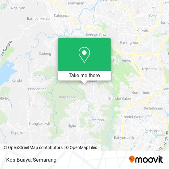 Kos Buaya map