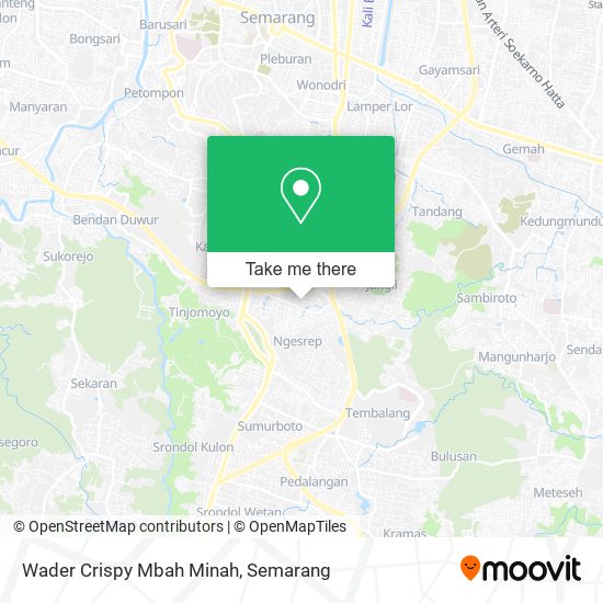 Wader Crispy Mbah Minah map