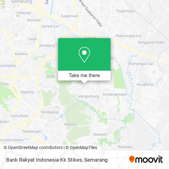 Bank Rakyat Indonesia-Kk Stikes map