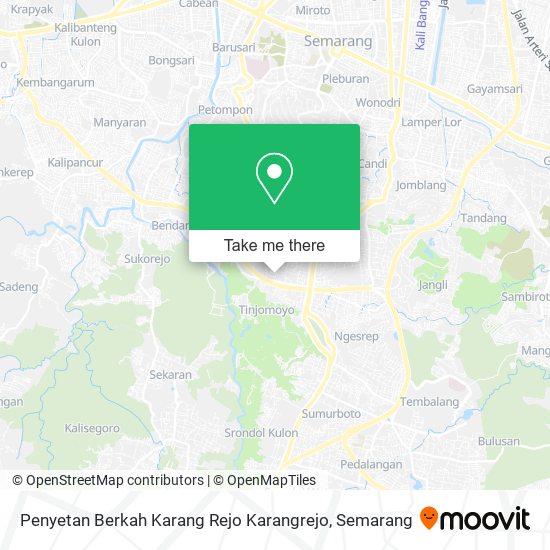 Penyetan Berkah Karang Rejo Karangrejo map