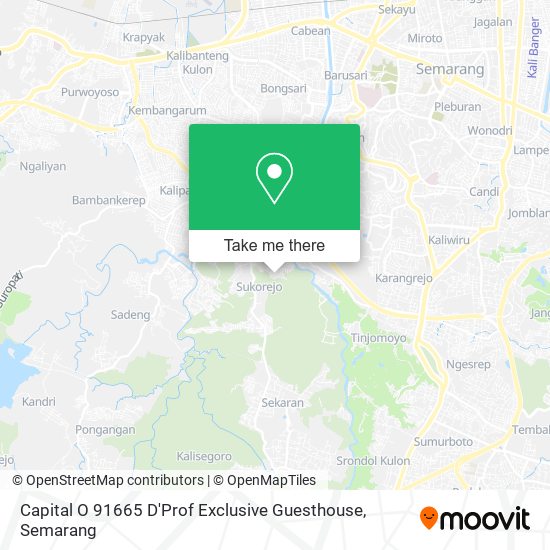 Capital O 91665 D'Prof Exclusive Guesthouse map