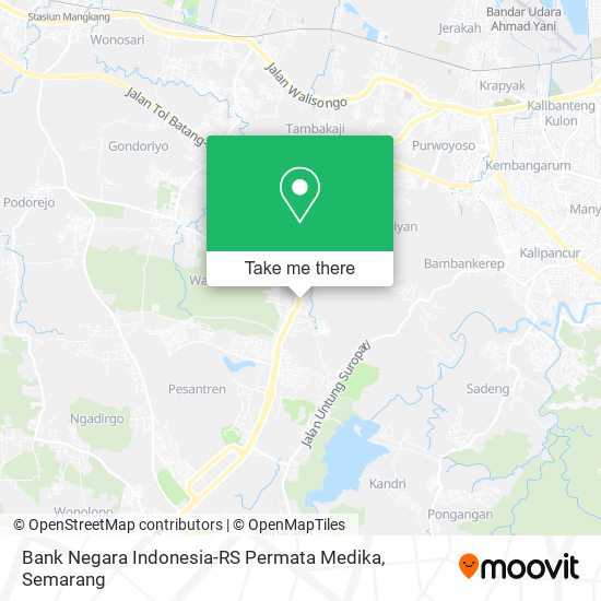Bank Negara Indonesia-RS Permata Medika map