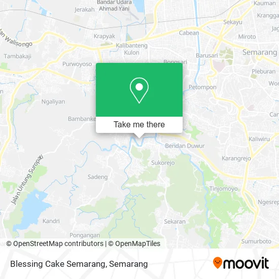 Blessing Cake Semarang map