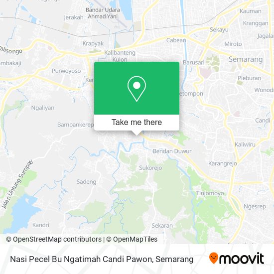 Nasi Pecel Bu Ngatimah Candi Pawon map