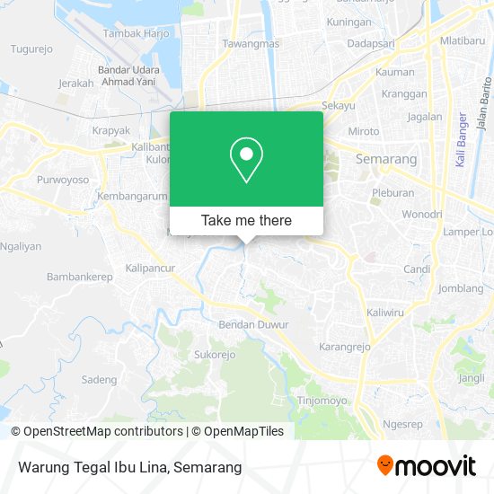 Warung Tegal Ibu Lina map