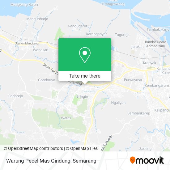 Warung Pecel Mas Gindung map