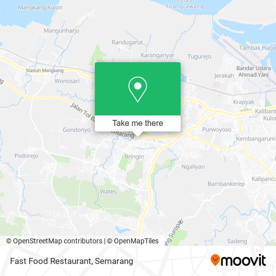 Fast Food Restaurant map