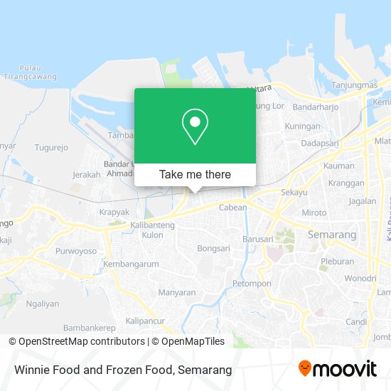 Winnie Food and Frozen Food map