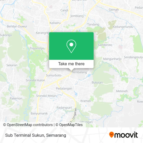 Sub Terminal Sukun map