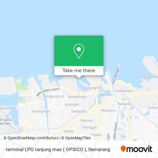 terminal LPG tanjung mas ( OPSICO ) map