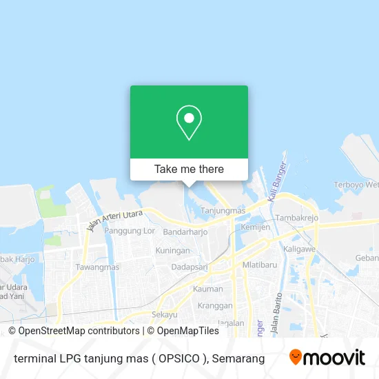 terminal LPG tanjung mas ( OPSICO ) map