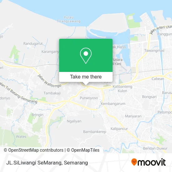 JL.SiLiwangi SeMarang map