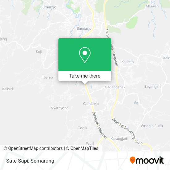 Sate Sapi map