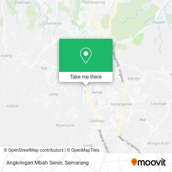 Angkringan Mbah Senin map