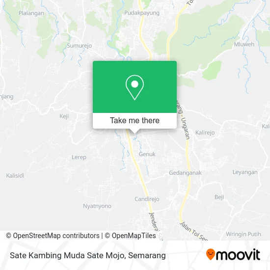 Sate Kambing Muda Sate Mojo map