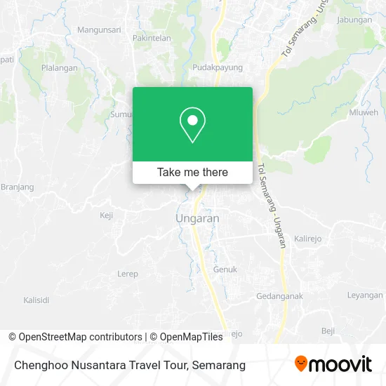 Chenghoo Nusantara Travel Tour map