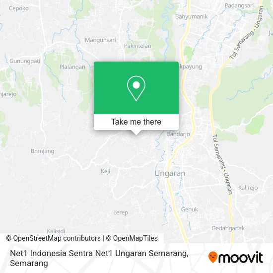 Net1 Indonesia Sentra Net1 Ungaran Semarang map
