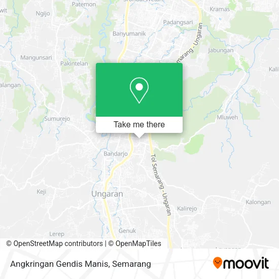 Angkringan Gendis Manis map