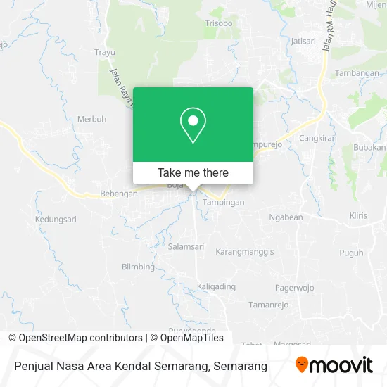 Penjual Nasa Area Kendal Semarang map