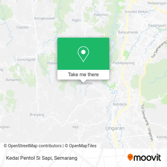 Kedai Pentol Si Sapi map