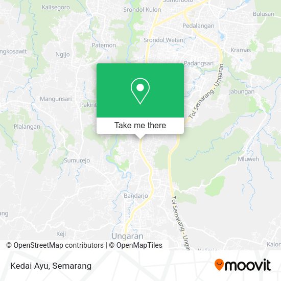 Kedai Ayu map