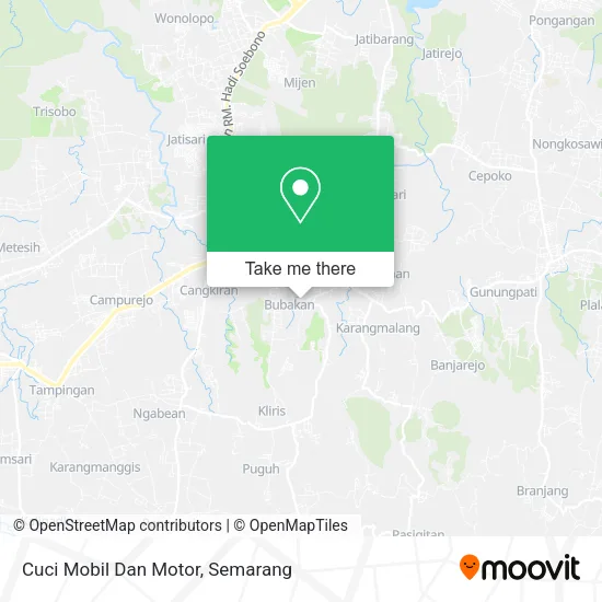 Cuci Mobil Dan Motor map