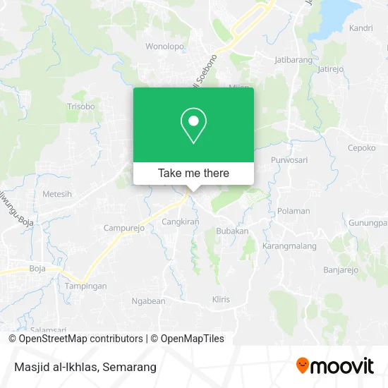 Masjid al-Ikhlas map