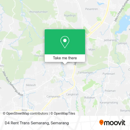 D4 Rent Trans Semarang map