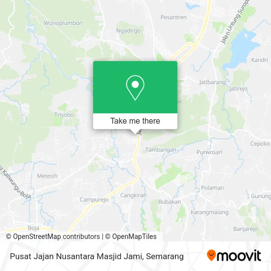 Pusat Jajan Nusantara Masjid Jami map